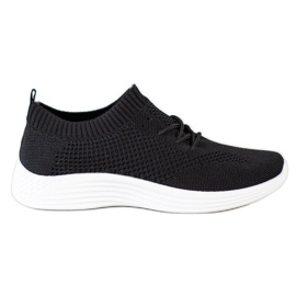 SHELOVET Slip-on Sports Shoes black