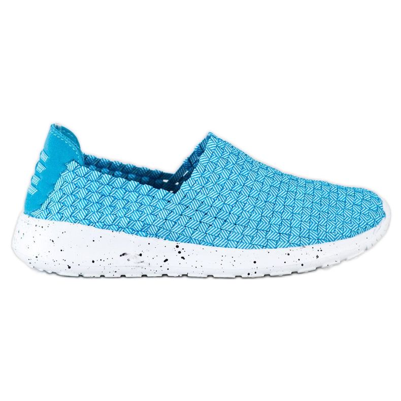 Sabatina Blue Braided Slipons