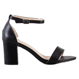 Goodin Classic high-heeled sandals black Goodin Classic high-heeled sandals black