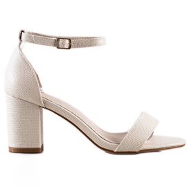 Goodin Classic high-heeled sandals beige Goodin Classic high-heeled sandals beige