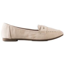 Nio Nio Beige Loafers With Eco Leather Nio Nio Beige Loafers With Eco Leather