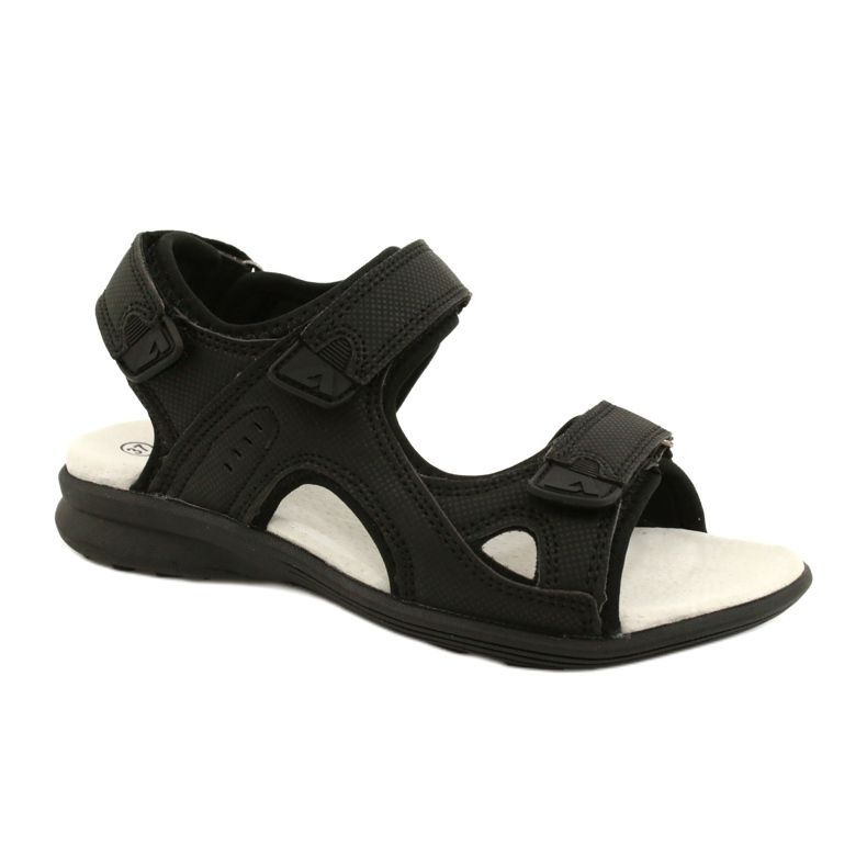 American Club Sport Sandals Leather insert HL09 / 21 Black American Club Sport Sandals Leather insert HL09 / 21 Black