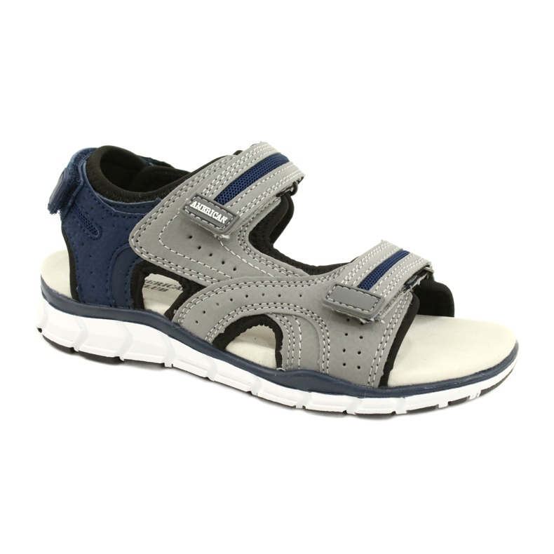 American Club Sports sports boys leather insert ES33/21 gray grey