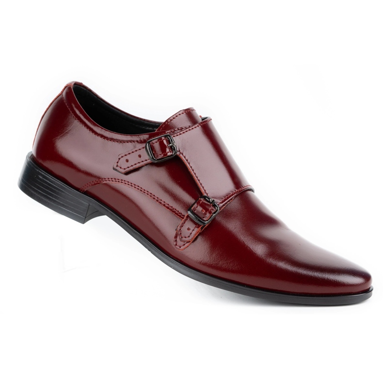 Lukas Leather formal shoes Monki 287LU claret red
