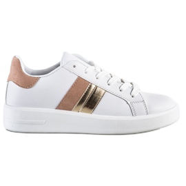 SHELOVET Casual White Sneakers
