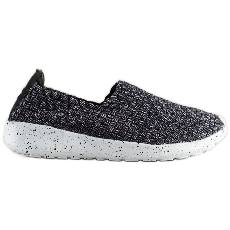 Sabatina Gray Braided Slipons grey Sabatina Gray Braided Slipons grey