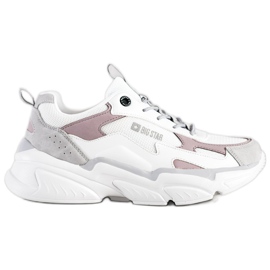 Women's Sneakers Big Star HH274255 white Women's Sneakers Big Star HH274255 white
