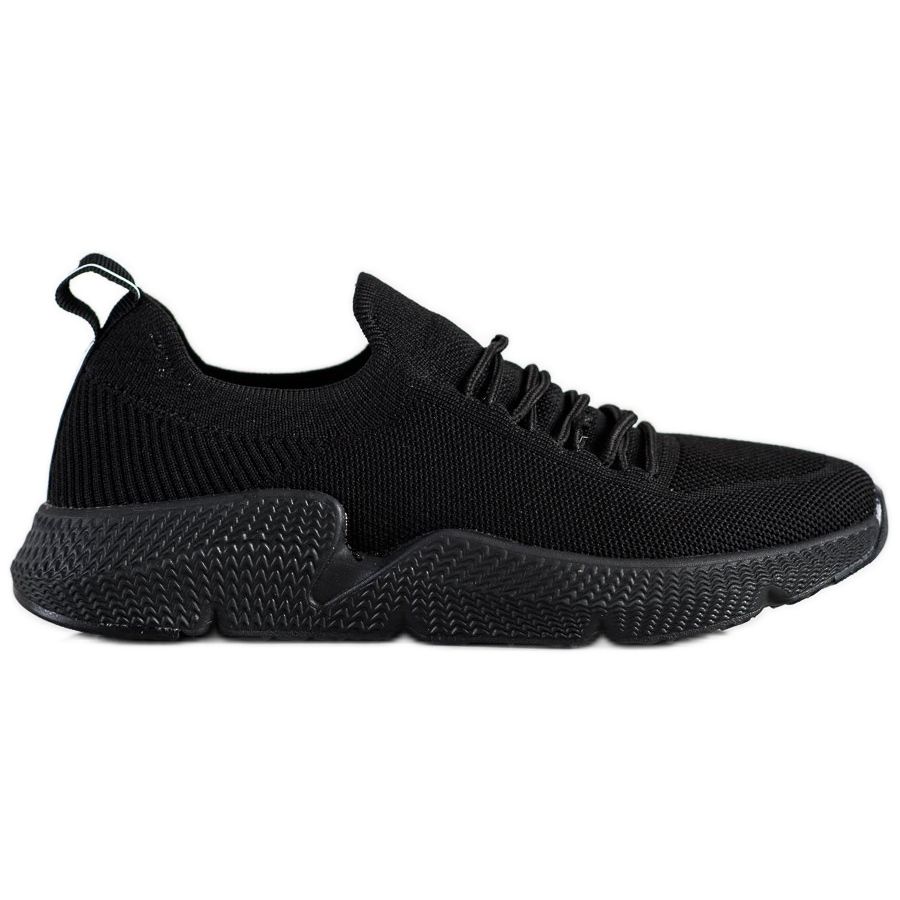 Knit Trainers Asos Ladies Black Trainers Chunky Contrast Sole Sock