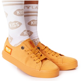 Women's Sneakers Big Star HH274134 Yellow Women's Sneakers Big Star HH274134 Yellow