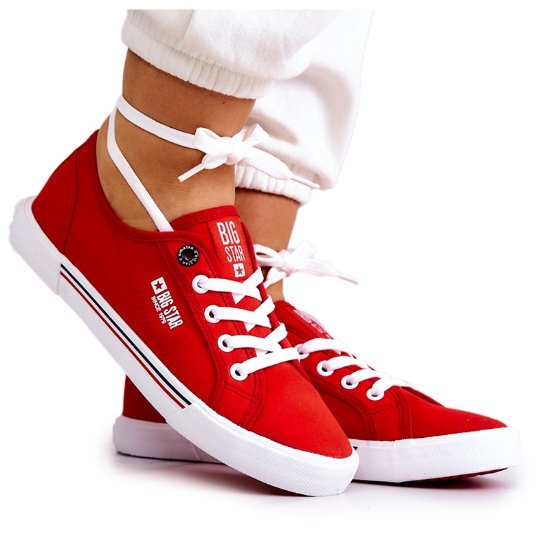 Women's Sneakers Big Star HH274061 Red