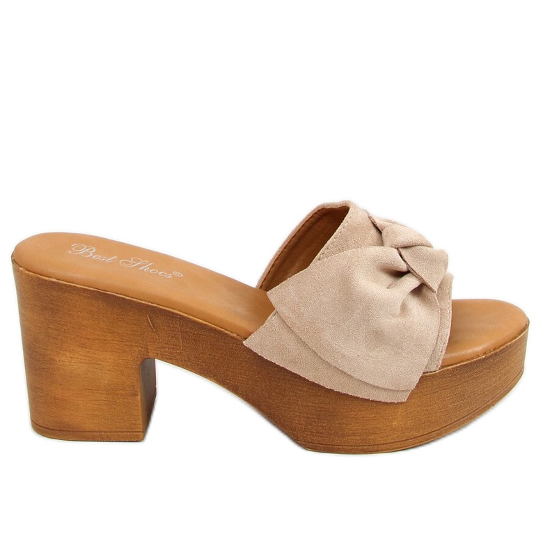Slippers ala Beige clogs YL-3M127 Beige