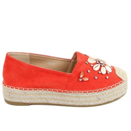 Orange espadrilles with shells 2798 Orange Orange espadrilles with shells 2798 Orange