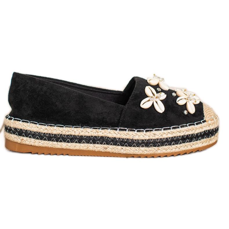 Seastar Espadrilles With Shells black