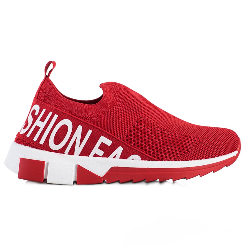 Filippo Fashion Slip-On Sneakers red