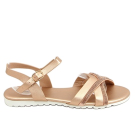 Champagne women's sandals 3160 Champagne multicolored