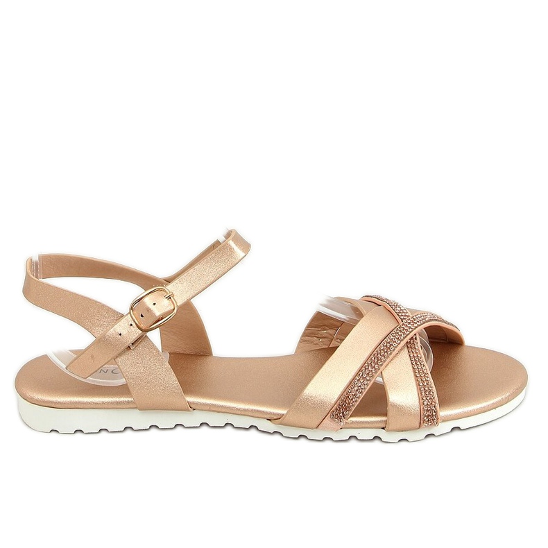 Champagne women's sandals 3160 Champagne multicolored