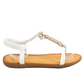 White women's sandals H075 Blanco