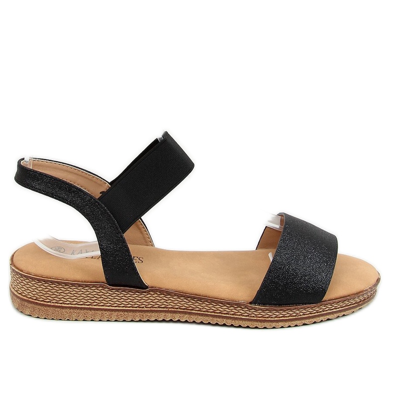 Black women's sandals K-99153 Black