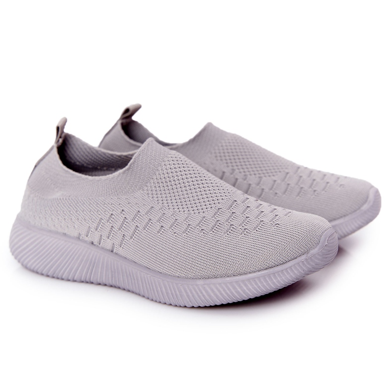 EVE Children's Sport Shoes Slip-On Gray School Trip grey EVE Children's Sport Shoes Slip-On Gray School Trip grey