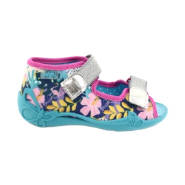 Befado children's shoes 242P098 blue pink silver multicolored