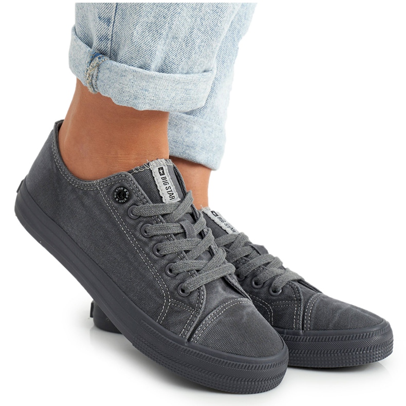Women's Sneakers Big Star Gray DD274440 grey