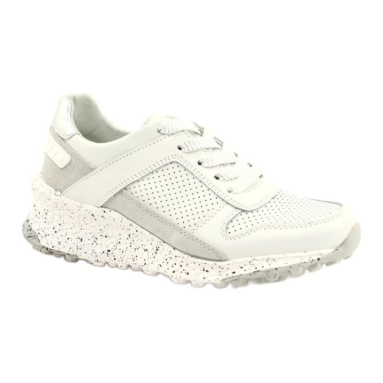 FILIPPO DP2008/21 women's leather sports shoes, white