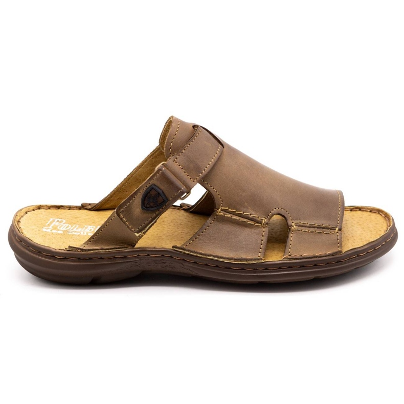 Polbut Men's slippers 356 brown