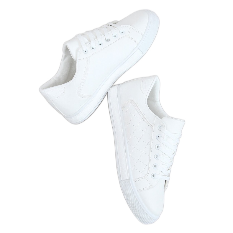 White women's sneakers A88-86 White