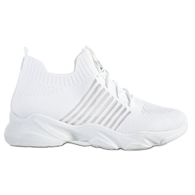 SHELOVET Light White Sport Shoes