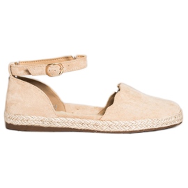 S. BARSKI Beige Espadrilles With Buckle S.BARSKI