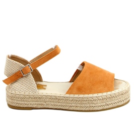 Espadrilles open toe camel A663-ESP-1 Camel beige brown