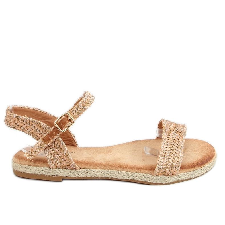 Champagne espadrilles sandals L197SA-1 Champagne pink