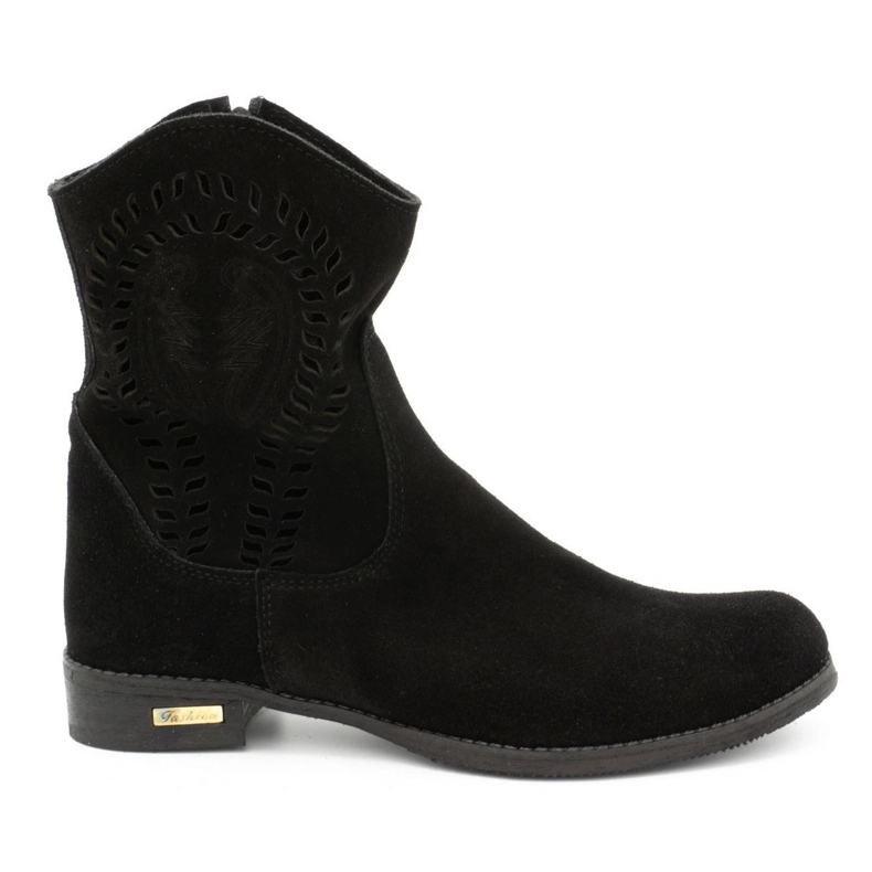 Olivier Women's openwork Cassie boots black