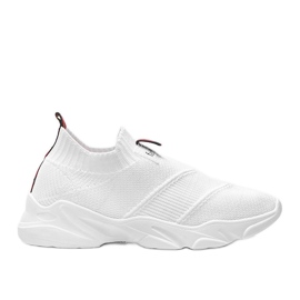 Justice white sneakers