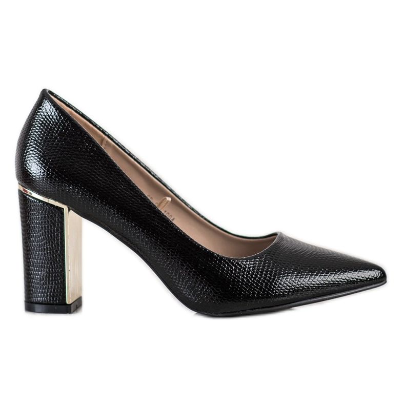 Goodin Stylish Pumps On High Heels black
