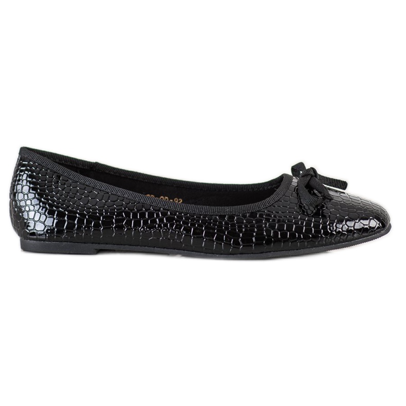 Goodin Eco leather ballerinas black