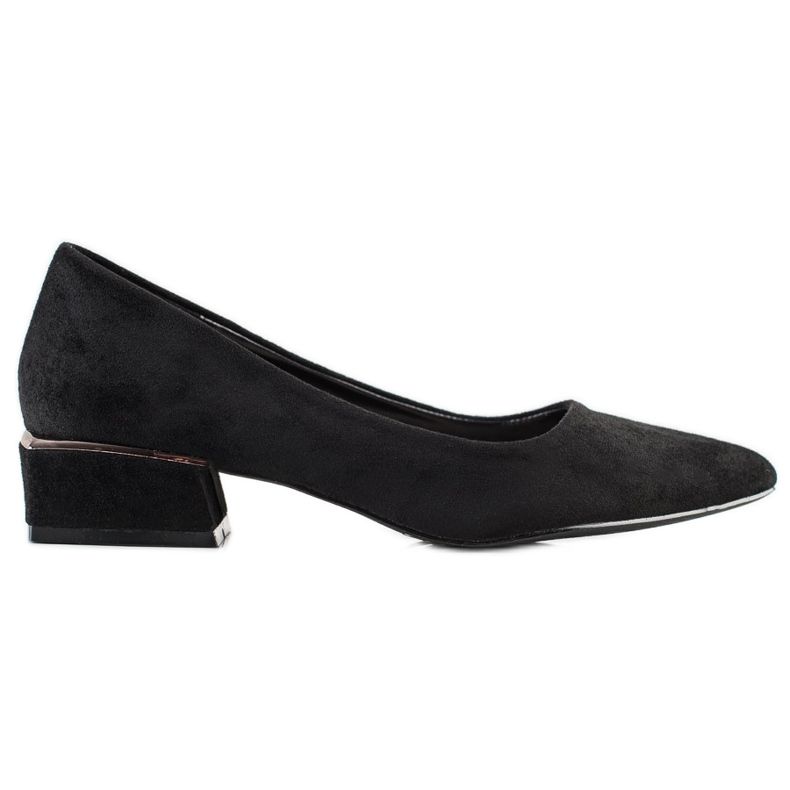 Goodin Black Pumps On A Flat Heel