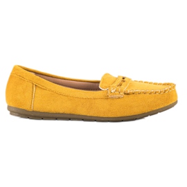 Super Me Yellow suede loafers Super Me Yellow suede loafers