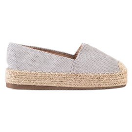SHELOVET Espadrilles On The Platform grey
