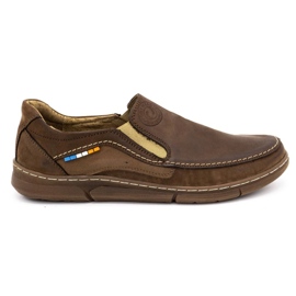 Olivier Men's slip-on shoes 283GT brown Olivier Men's slip-on shoes 283GT brown