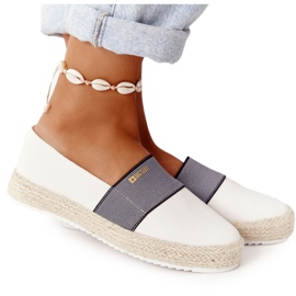 Espadrilles On A Braided Sole Big Star HH274480 White
