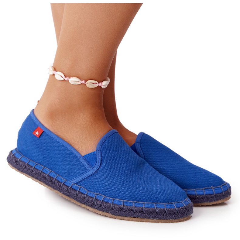 Big Star DD274A136 Navy Blue Espadrilles On A Braided Sole
