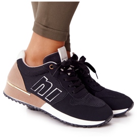 Women's sports shoes Sneakers Black Maddie brown