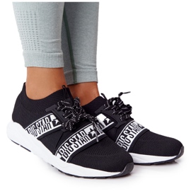 Women's sports shoes Memory Foam Big Star HH274359 Black white Women's sports shoes Memory Foam Big Star HH274359 Black white