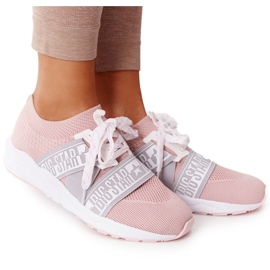 Women's sports shoes Memory Foam Big Star HH274353 Pink Women's sports shoes Memory Foam Big Star HH274353 Pink