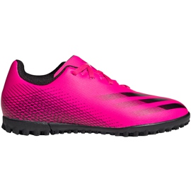 Adidas X Ghosted.4 Tf FW6916 football boots pink pink Adidas X Ghosted.4 Tf FW6916 football boots pink pink