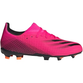 Adidas X Ghosted.3 Fg Jr FW6935 football boots pink pink
