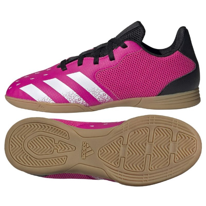 Adidas Predator Freak .4 In Sala Jr FW7539 football boots multicolored roses and purples
