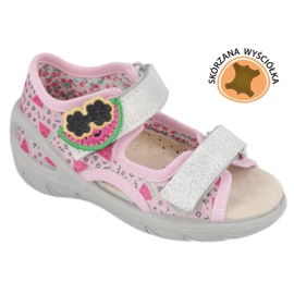 Befado preventive children's sandals 065X152 pink silver Befado preventive children's sandals 065X152 pink silver