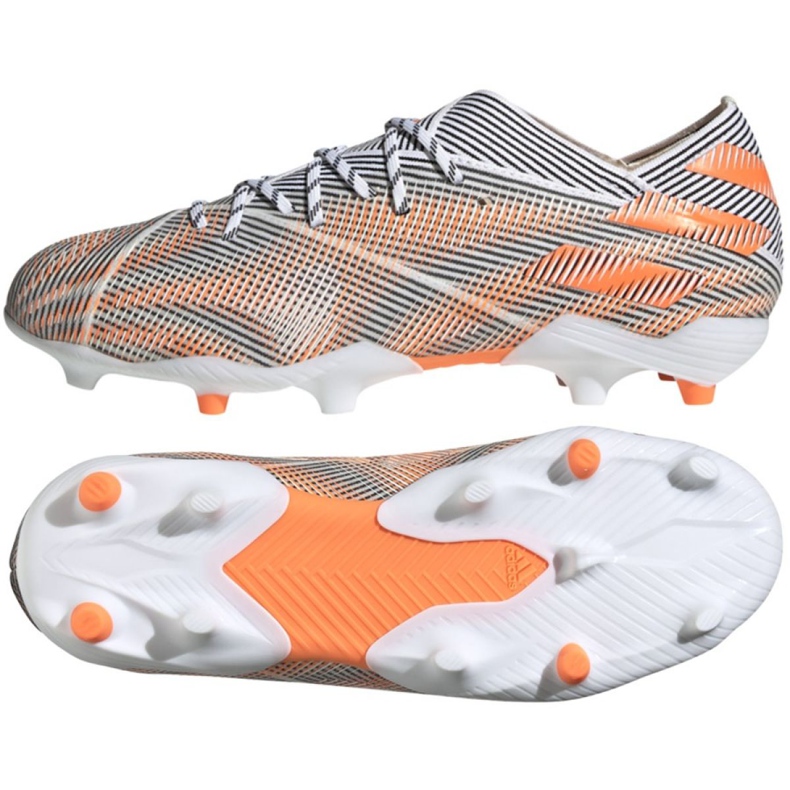 Adidas Nemeziz.1 Fg Jr FW7357 football boots navy blue, multicolored grey